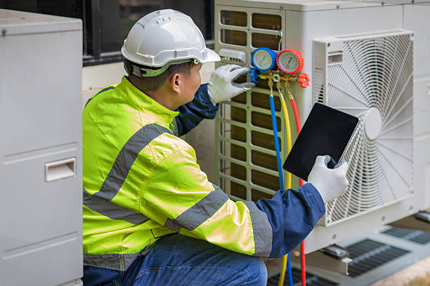 Professional Hvac Maintenance technician working in Darby, PA